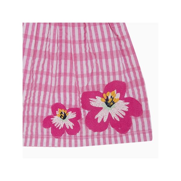 TUCTUC PINK AND WHITE WOVEN DRESS - Picture 2 of 4